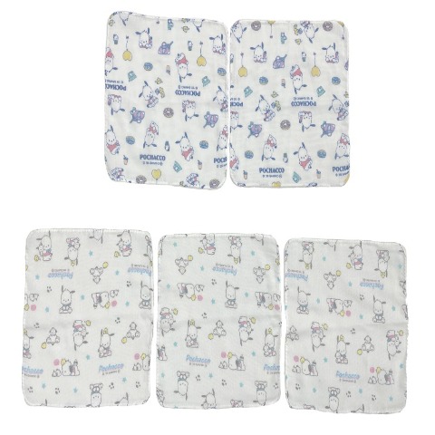 5枚組ハンカチ（ポチャッコ）