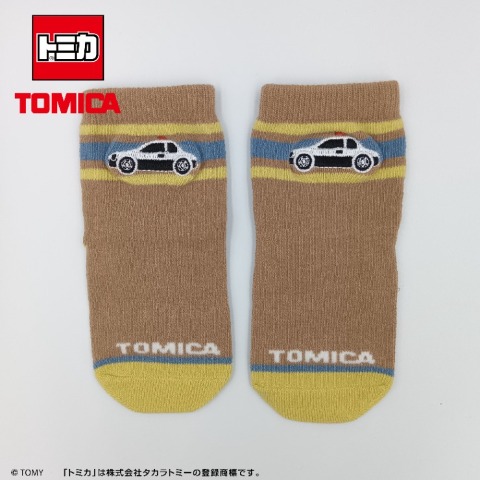 ベビー　クルーソックス（9-15cm・トミカ）