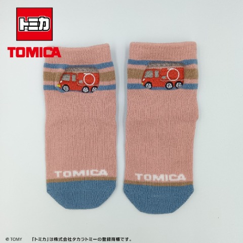 ベビー　クルーソックス（9-15cm・トミカ）
