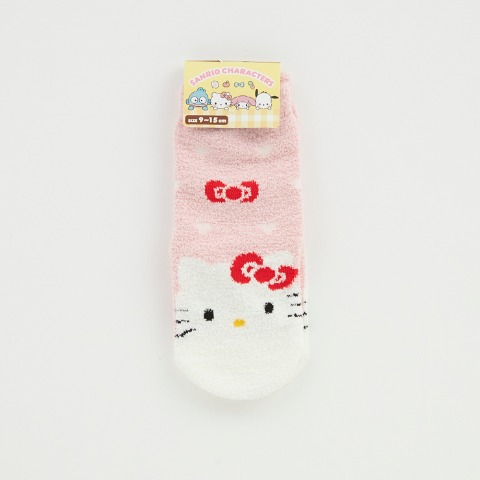 ベビー　クルーソックス（9-15cm・ハローキティ)