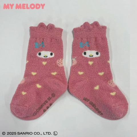 ベビー　クルーソックス（9-15cm・マイメロディ)