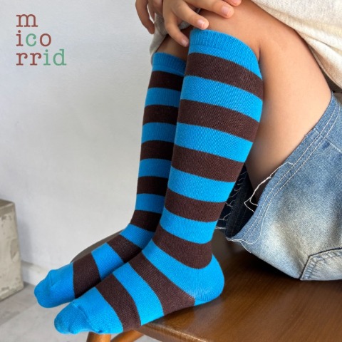 ベビー　ハイソックス（13～18cm・micorrid/チマジロ)