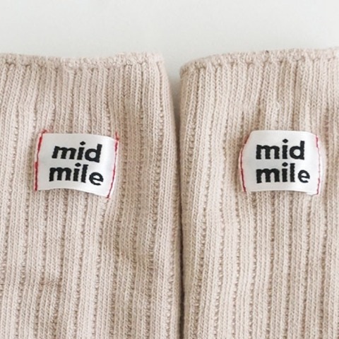 ベビー　ソックス（9-15cm・midmile/むくぞー）
