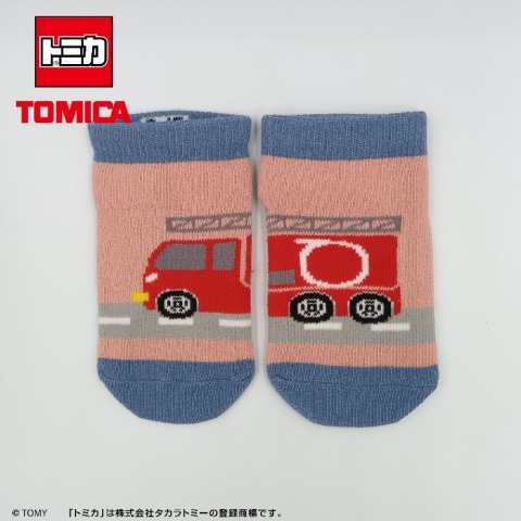 ベビー　スニーカーインソックス（9-15cm・トミカ）