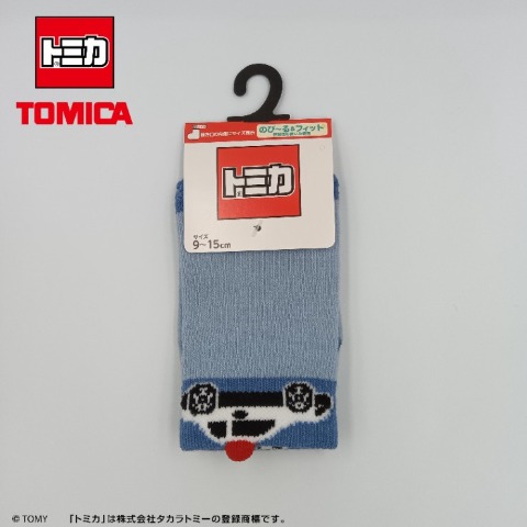 ベビー　スニーカーインソックス（9-15cm・トミカ）