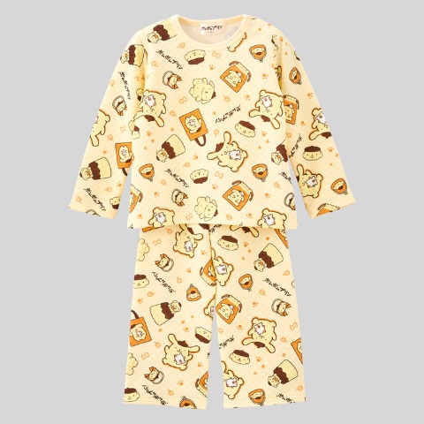 ベビー　パジャマ（90・100cm・ポムポムプリン）
