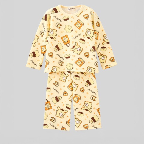 ベビー　パジャマ（90・100cm・ポムポムプリン）