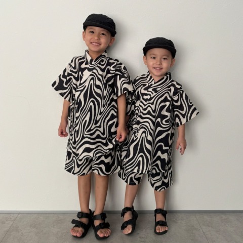 ベビー　甚平(80～100cm・RRmoment/RINA)