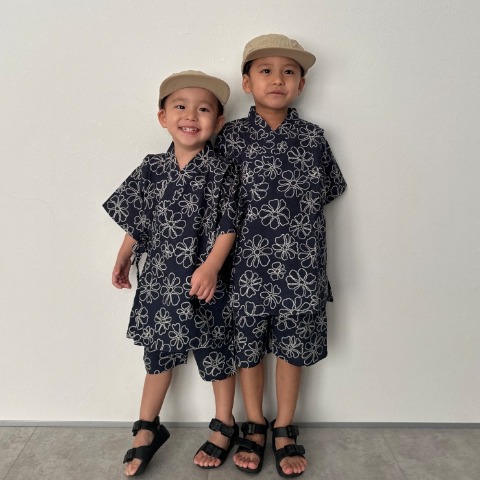 ベビー　甚平(80～100cm・RRmoment/RINA)