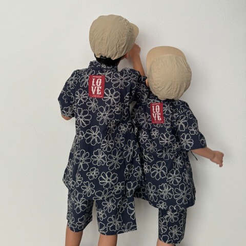 ベビー　甚平(80～100cm・RRmoment/RINA)