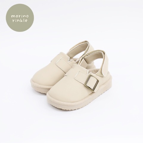ベビー　サンダル（13～15cm・モリノリンクル/choco）
