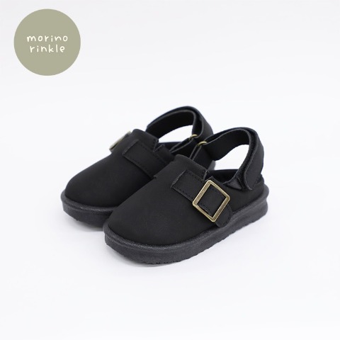 ベビー　サンダル（13～15cm・モリノリンクル/choco）