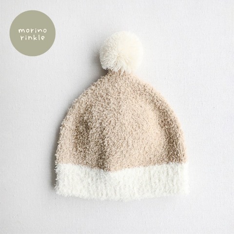 ベビー　帽子（50-52cm・モリノリンクル）