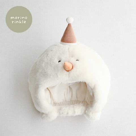 ベビー　帽子（52cm・モリノリンクル）
