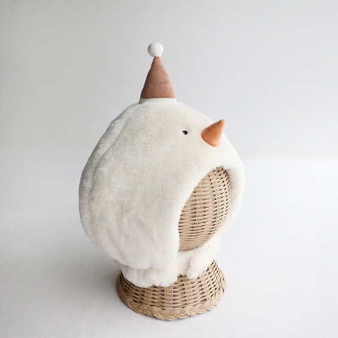 ベビー　帽子（52cm・モリノリンクル）