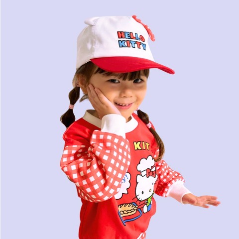 ベビー　キャップ（50-52cm・ハローキティ）