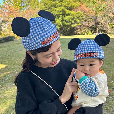 ベビー　帽子（48･50･52cm はるぴのママ/Disney）