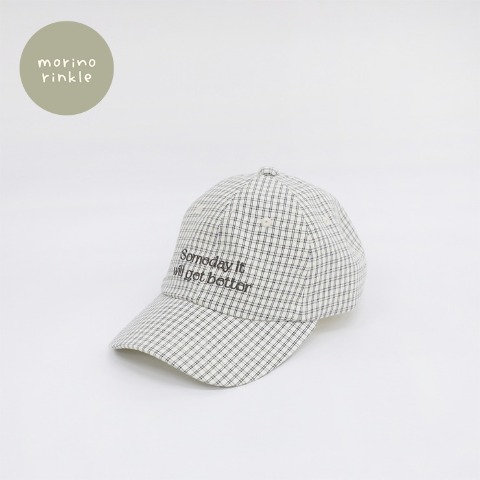 ベビー　帽子（50～52cm・モリノリンクル/choco）