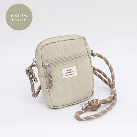ベビー　バッグ（モリノリンクル/choco）