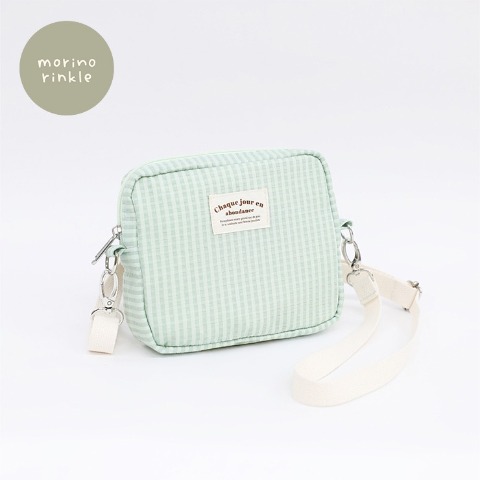 ベビー　バッグ（モリノリンクル/choco）