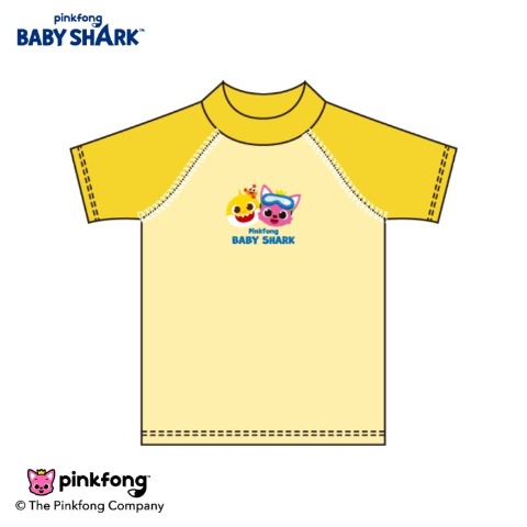 ベビー　スイムTシャツ（80～100cm・ベイビーシャーク）