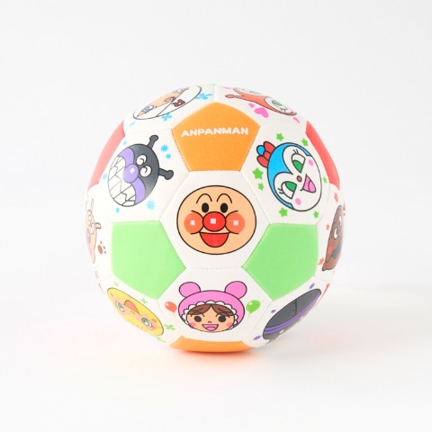玩具　カラフルサッカーボール（アンパンマン）