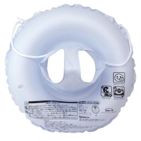 玩具　足入れうきわ（50cm・リラックマベビー）