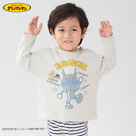 ベビー　長袖Tシャツ（90cm・100cm・アンパンマン）