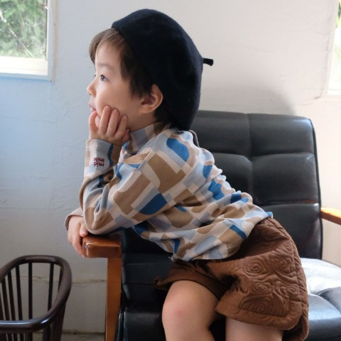 ベビー　長袖Tシャツ（80・90・100cm・midmile）