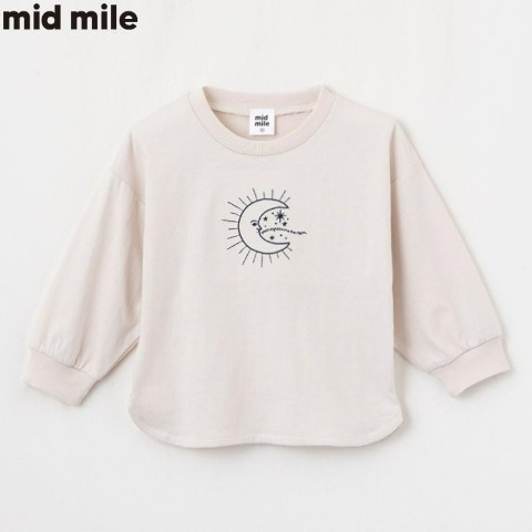 ベビー　長袖Tシャツ（80・90・100cm・midmile）
