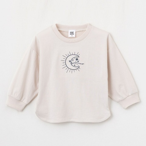 ベビー　長袖Tシャツ（80・90・100cm・midmile）