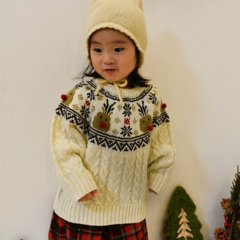 ベビー　ニットプルオーバー（90cm～100cm）