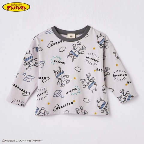 ベビー　長袖Tシャツ（90・100cm・アンパンマン）