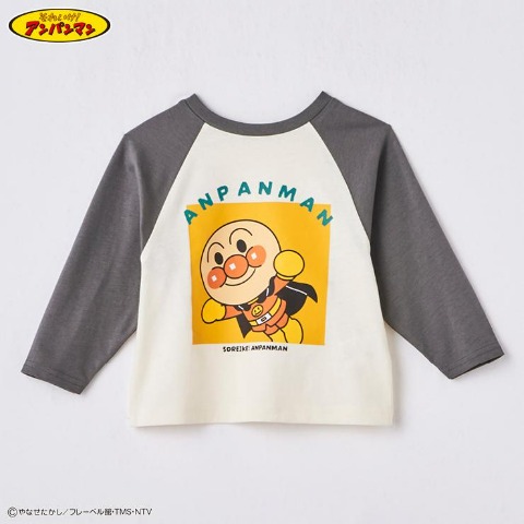 ベビー　長袖Tシャツ（90・100cm・アンパンマン）