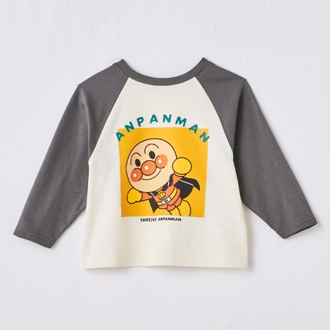 ベビー　長袖Tシャツ（90・100cm・アンパンマン）