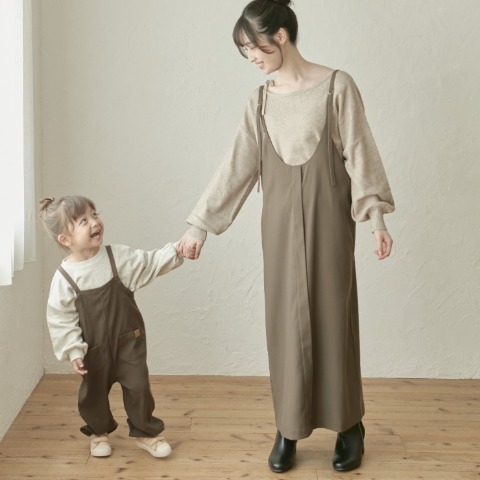 ベビー　サロペット（80～100cm・choco）