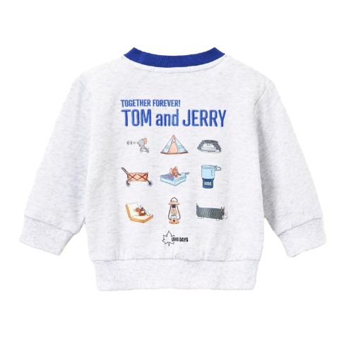 ベビー　トレーナー（90・100cm・TOM and JERRY×LOGOS DAYS）