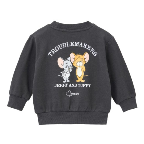 ベビー　トレーナー（90・100cm・TOM and JERRY×LOGOS DAYS）