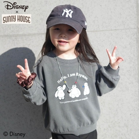ベビー　長袖トレーナー（90・100cm・SUNNY HOUSE/Disney）