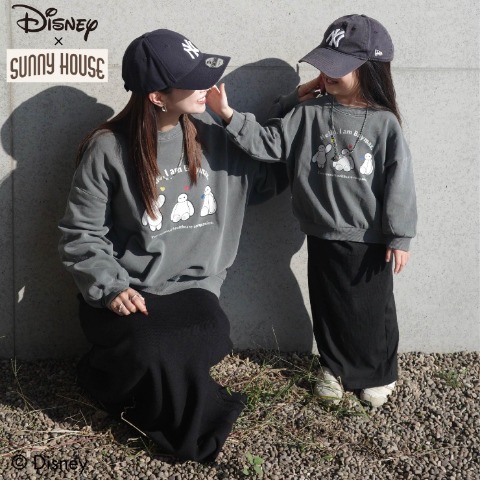 ベビー　長袖トレーナー（90・100cm・SUNNY HOUSE/Disney）