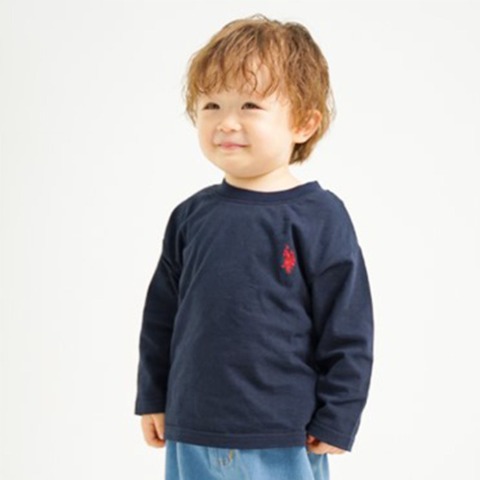 ベビー　ロングＴシャツ（90・100cm・U.S. POLO ASSN.）