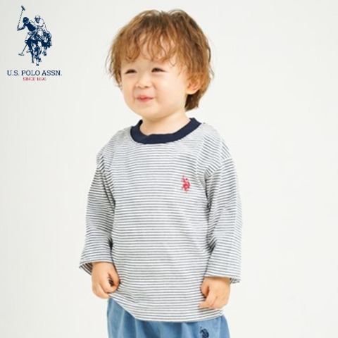 ベビー　ロングＴシャツ（90・100cm・U.S. POLO ASSN.）