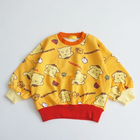 ベビー　トレーナー　（80～100cm・ポムポムプリン）