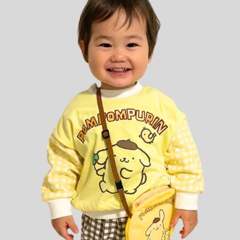 ベビー　トレーナー　（80～100cm・ポムポムプリン）