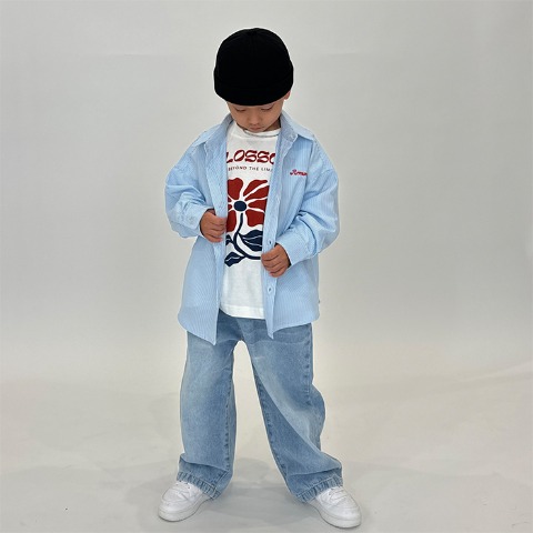 ベビー　長袖Ｔシャツ(80～100cm・RRmoment/RINA)