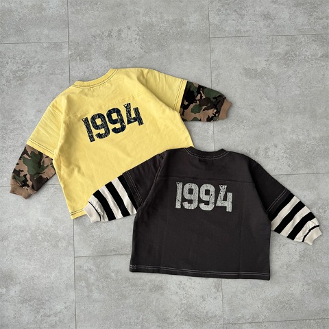 ベビー　レイヤード風長袖Ｔシャツ(80～100cm・RRmoment/RINA)