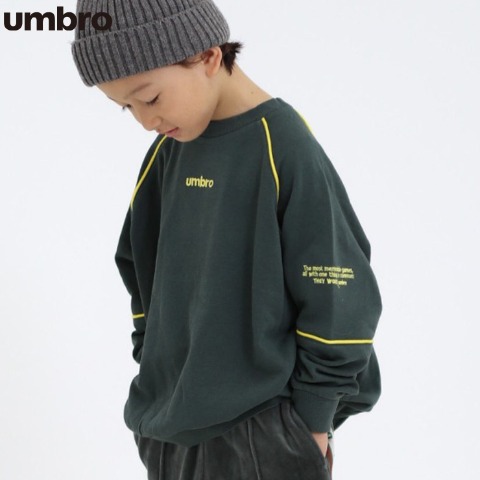 ベビー　トレーナー（90・100cm・UMBRO/とうくん） ダークグリーン 105