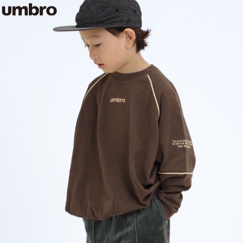 ベビー　トレーナー（90・100cm・UMBRO/とうくん） ブラウン 215