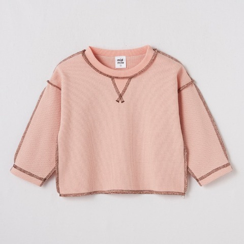 ベビー　長袖Tシャツ（80～100cm・midmile/むくぞー）