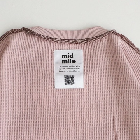 ベビー　長袖Tシャツ（80～100cm・midmile/むくぞー）